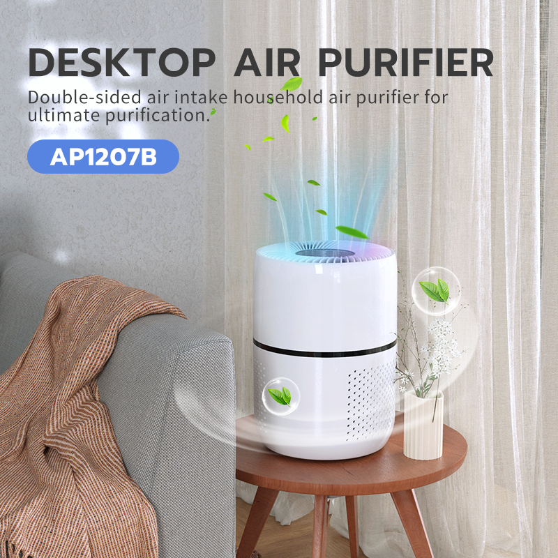 Desktop UV -Lampe Aromatherapie Desktop Ozonfreier Luftreiniger für Zuhause