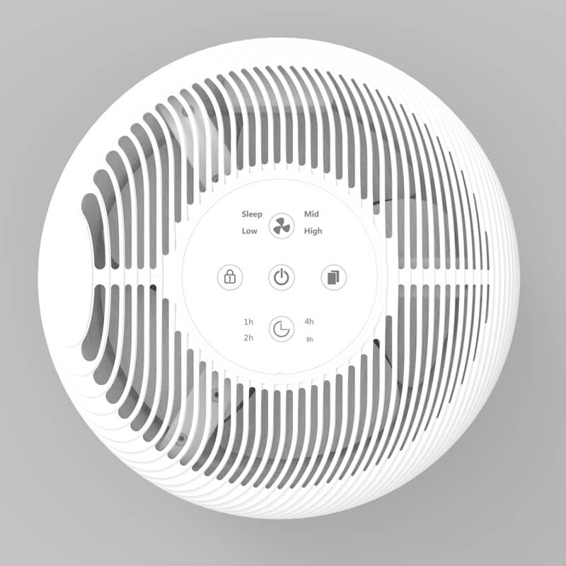 Studienraum HEPA CO2 -Filterluftreiniger